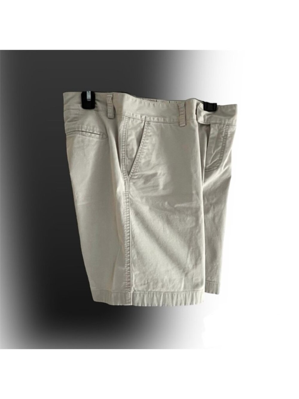 Cotton Business Casual Khaki Shorts w Stretch Perfect - Picture 3 of 3